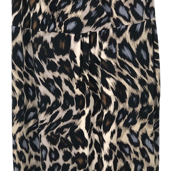 Plus SZ 18W Leopard Print Dress w/Cowel Scoop Neck by Worthington - Picture 4 of 7